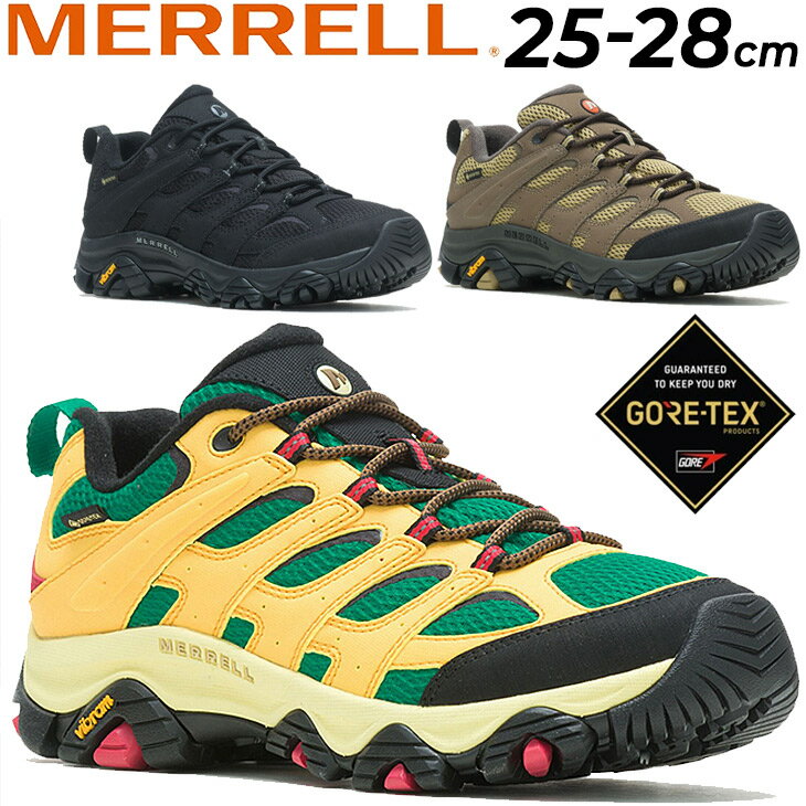 楽天APWORLD送料無料 アウトドアシューズ 防水 メンズ スニーカー メレル MERRELL モアブ 3 シンセティック ゴアテックス/ローカット 靴 男性 ハイキング キャンプ MOAB 3 SYNTHETIC GORE-TEX くつ/MOAB3SY-GT