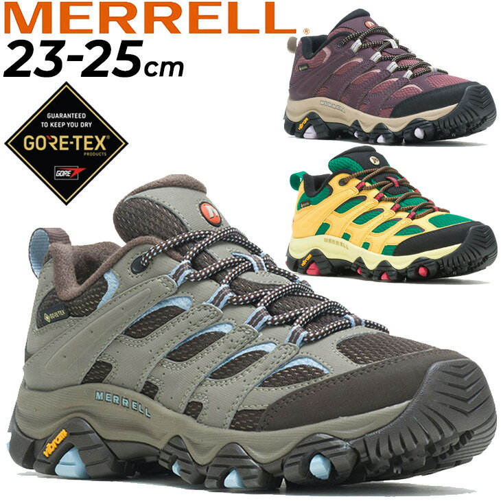 送料無料 アウトドアシューズ 防水 レディース スニーカー メレル MERRELL モアブ 3 ゴアテックス/靴 女性 ハイキング キャンプ MOAB 3 SYNTHETIC GORE-TEX くつ/MOAB3SY-GTW その1
