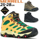 楽天APWORLD送料無料 アウトドアシューズ 防水 メンズ スニーカー メレル MERRELL モアブ 3 シンセティック ミッド ゴアテックス/靴 くつ クツ 男性 ハイキング キャンプ MOAB 3 SYNTHETIC MID GORE-TEX/MOAB3SYMD-GT