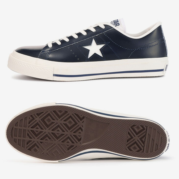 【全品P5倍★8月30日限定】送料無料 スニーカー レザー メンズ レディース 靴/コンバース converse ONE STAR J/天然皮革 ローカット カジュアル 日本製 男女兼用 ワンスター MADE IN JAPAN くつ/3520041