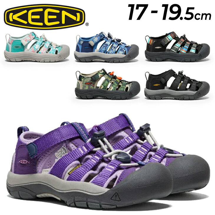 送料無料 キッズ サンダル 17-19.5cm 子供靴 キーン KEEN NEWPORT H2 ニューポート/水陸両用 子ども 男の子 女の子 アウトドア カジュアル シューズ くつ/NEWPORT-H2K