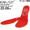インソール BMZ 中敷き サッカー専用 22.0-29.0cm ストライカーレボーテ レッド/ビーエムゼット メンズ レディース 靴 くつ クツ ケア用品 フ...