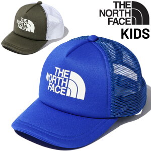 キッズ 帽子 ジュニア 子供用 ノースフェイス THE NORTH FACE メッシュキャップ/蓄光プリント アウトドア キャンプ カジュアル 子ども 男の子 女の子 ぼうし/NNJ02209