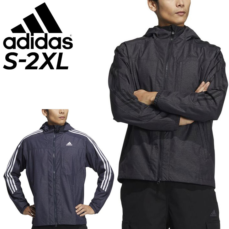 【2月1日限定P5倍】送料無料 ウインドブレーカー メンズ アウター/アディダス adidas M 247 ジャケット/スポーツウェア トレーニング 男性 防風 フード付き ウィンドジャケット 上着/MBF83