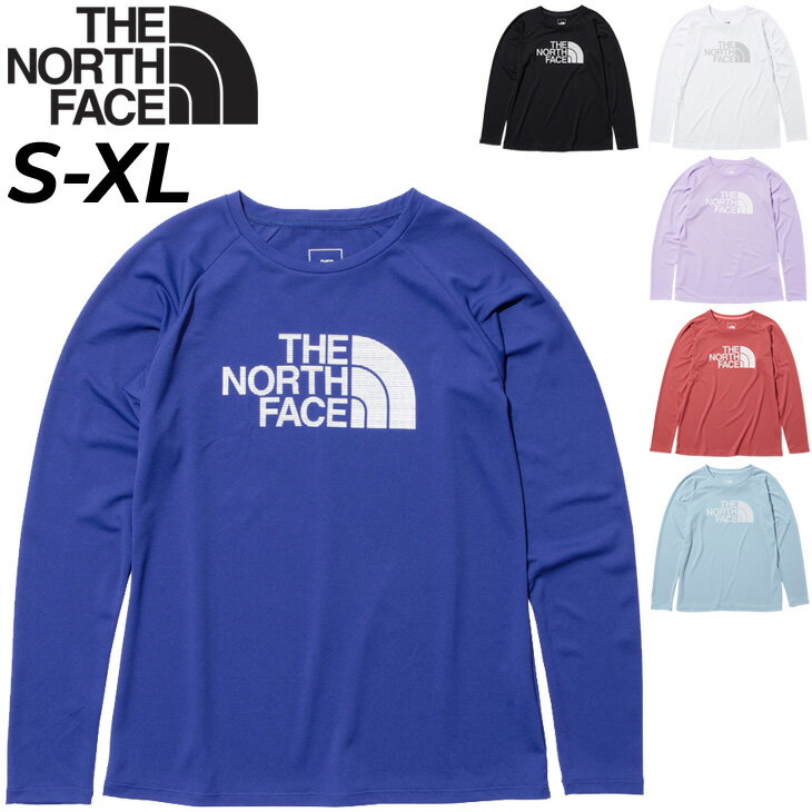 送料無料 長袖 Tシャツ レディース ノースフェイス THE NORTH FACE L S GTDロゴクルー ランニング スポーツウェア マラソン トレラン 女性 UVカット 吸汗速乾 抗菌防臭 アウトドア トップス NTW12277