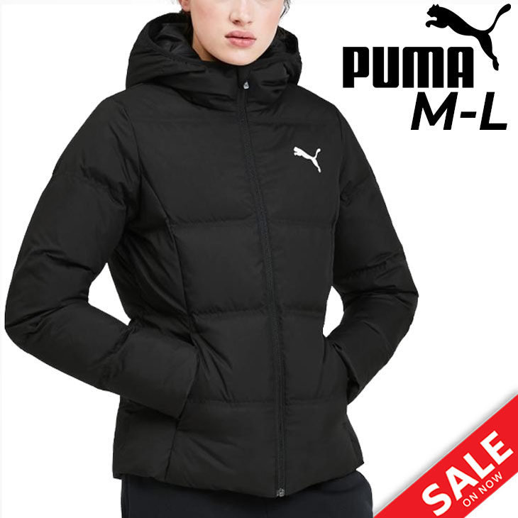 【P最大7倍★9月10日限定】送料無料 ダウンジャケット レディース アウター プーマ PUMA スポーツウェア 保温 防寒着 女性用 コート フード付き 軽量 カジュアル ダウンパーカ 580959