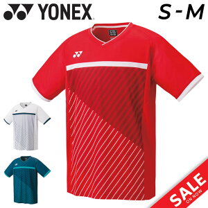 送料無料 半袖 Tシャツ メンズ YONEX ヨネックス ゲームシャツ フィットスタイル バドミントン スポーツウェア 男性 トップス 涼感 クール ドライ 吸汗速乾 UVカット 10401