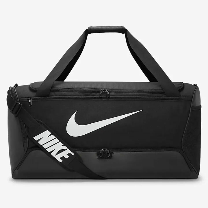 送料無料 ナイキ ボストンバッグ 95L NIKE ブラジリア 9.5 スポーツバッグ ダッフルバッグ 大容量 カバン トレーニング ジム 試合 旅行 ブラック 黒 鞄 サステナブル ブランド アパレル/DO9193-010【ギフト不可】