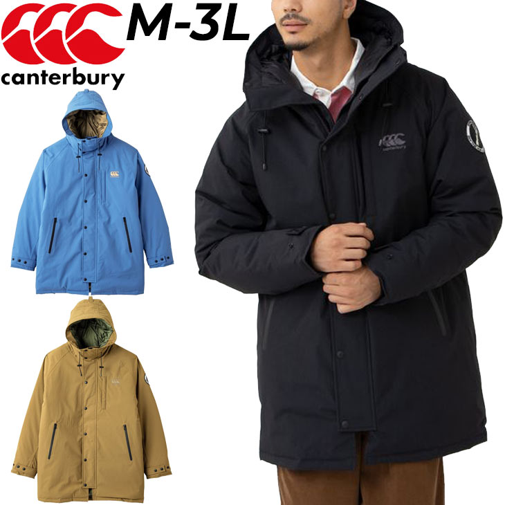 送料無料 ダウンコート メンズ アウター カンタベリー Canterbury/スポーツ カジュアル ウェア 保温 防水透湿 男性 防寒着 スポーツ観戦 タウン 通勤 ラグビー シンプル/RA72502【ギフト不可】のサムネイル