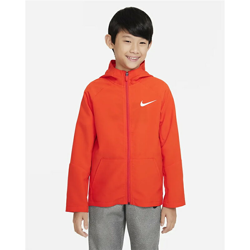 ナイキ 送料無料 ナイキ ジュニア キッズ トレーニング ジャケット 130-160cm 子供服 NIKE YTH Dri-FIT スポーツウェア ジャージ 子ども フード付 アウター 上着 サステナブル/DO7095-633