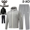 ヒュンメル スポーツウェア メンズ 送料無料 スウェット 上下 メンズ ヒュンメル hummel フーディージャケット パンツ セットアップ/トレーニング スポーツウェア 上下組 サッカー ハンドボール 男性 運動 ジム 部活/HAP8256-HAP8256P