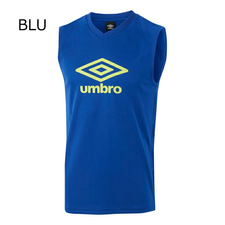 アンブロ ノースリーブシャツ メンズ UMBRO サッカー フットサル トレーニング スポーツウェア 練習着 吸汗速乾 男性 Tシャツ 袖なし スリーブレス トップス UUUVJA66 3