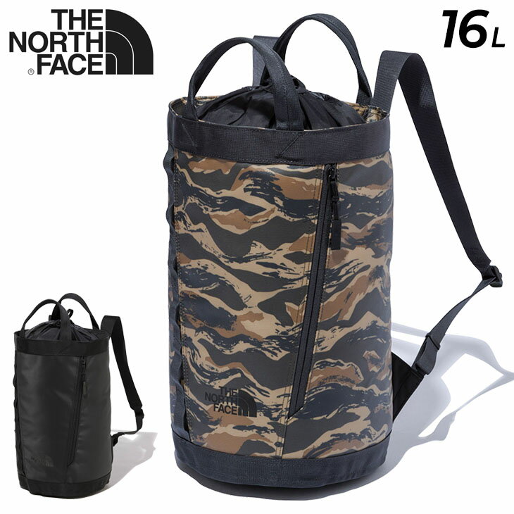 送料無料 ノースフェイス リュック トートバッグ 16L かばん THE NORTH FACE BC ホールトート 16/小型 2WAY 円型 ドラム型 無地 カモフラ柄 鞄 カジュアル BC Haul Tote 16 カバン/NM82253