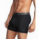 送料無料 ナイキ ボクサーブリーフ 2枚組 メンズ USサイズ NIKE BOXER BRIEF 2PK トランクス アンダーウェア インナー 男性 ブラック ...