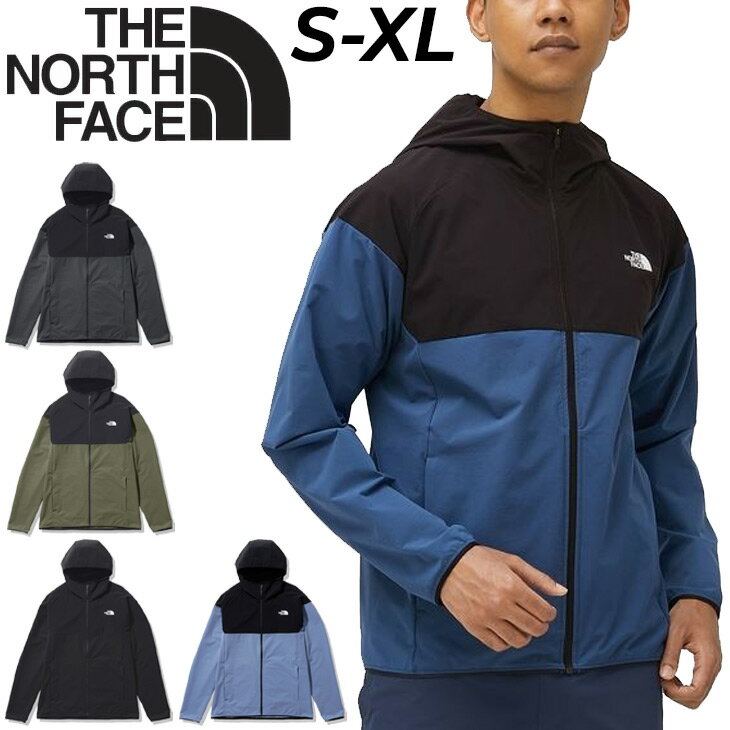 楽天APWORLD送料無料 ノースフェイス ウインドブレーカー メンズ THE NORTH FACE フーディ ジャケット ソフトシェル アウター アウトドアウェア 防風 はっ水 ストレッチ性 男性 トレッキング 登山 キャンプ デイリー 上着 ジャンバー/NP72281