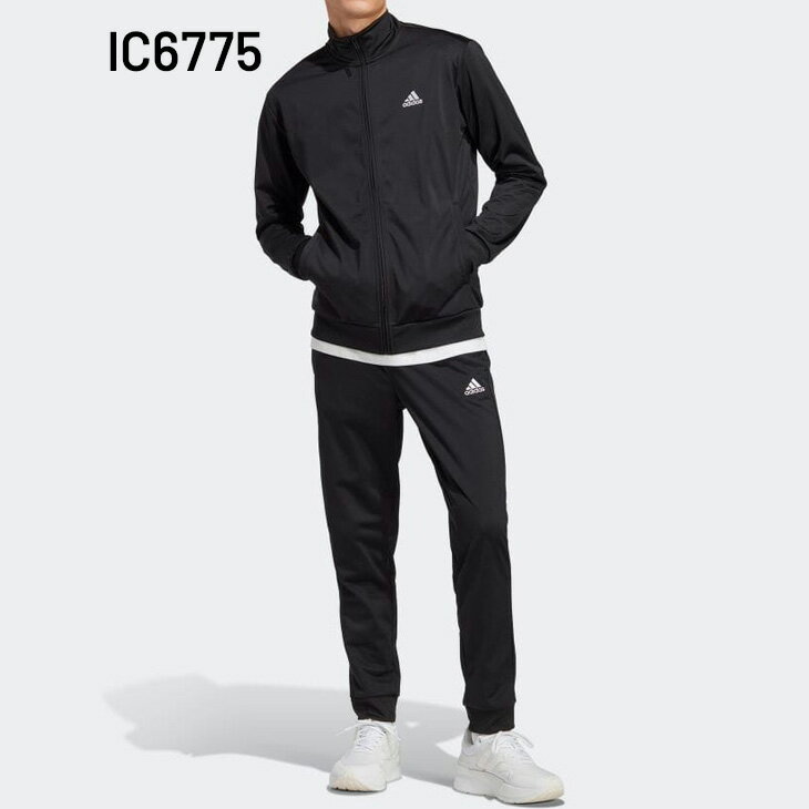 送料無料 アディダス ジャージ 上下 メンズ adidas リニアロゴ トリコット トラックスーツ ジャケット パンツ セットアップ トレーニング スポーツウェア 男性 上下組 運動 部活 ジム/ECT04 2