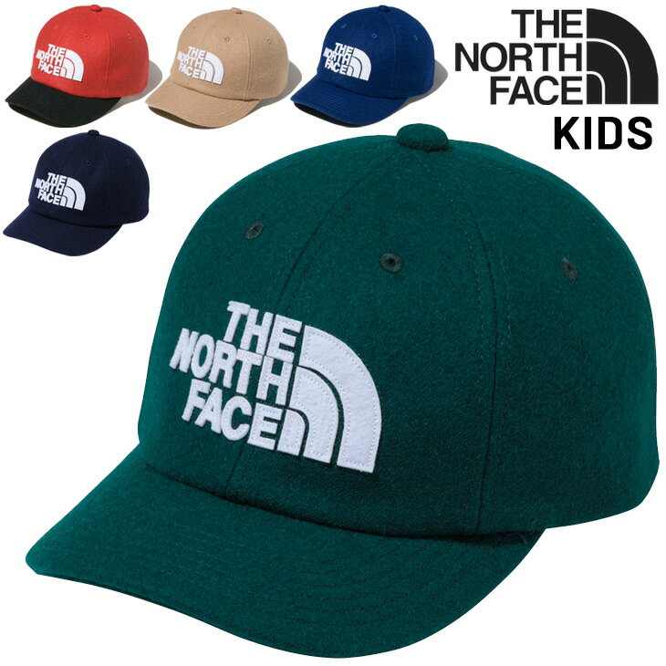 ノースフェイス 子ども用 帽子 キッズ ジュニア 子供 THE NORTH FACE フランネル キャップ　アウトドア カジュアル 子ども 男の子 女の子 秋冬 ロゴ ぼうし こども ベースボールキャップ アクセサリー/NNJ42203 1