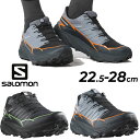 送料無料 サロモン トレイルランニングシューズ メンズ 防水設計 ゴアテックス 靴 SALOMON THUNDERCROSS GORE-TEX ローカット トレ...