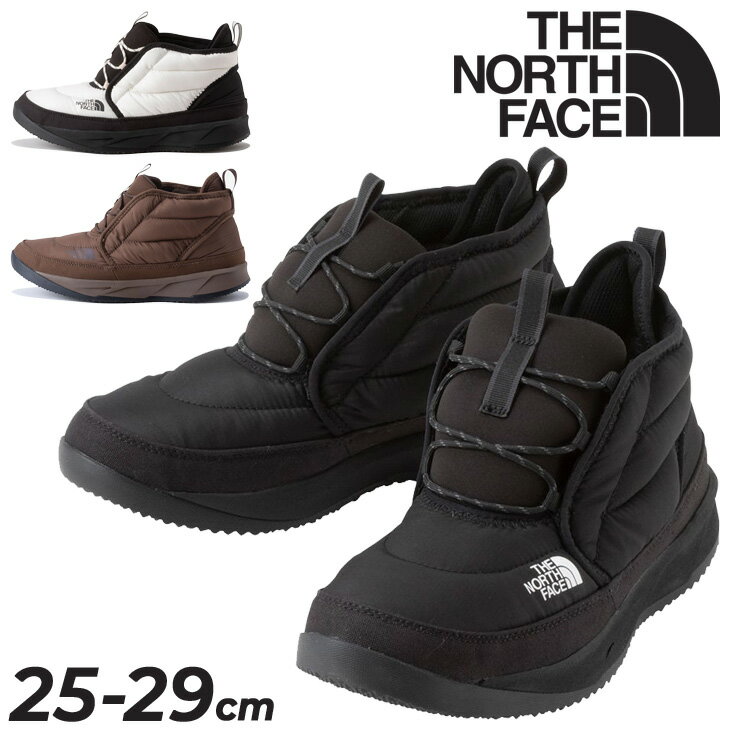 送料無料 ノースフェイス ウィンターブーツ 防寒ブーツ 防寒シューズ E相当 メンズシューズ THE NORTH FACE ヌプシ チャッカブーツ 中わた入り 保温 防寒用 防水 靴 男性用 アウトドア スノーブーツ カジュアル くつ クツ ブランド 秋 冬/NF52373