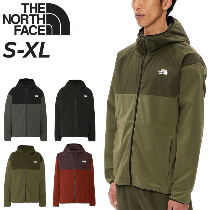 送料無料 ノースフェイス ジャケット ソフトシェル メンズ THE NORTH FACE アウトドアウェア メンズウェア 撥水 はっ水 防風 登山 トレッキング ナイロン 上着 フード付き ジャンバー シェルジャケット 男性用 ブランド/NP72381のサムネイル