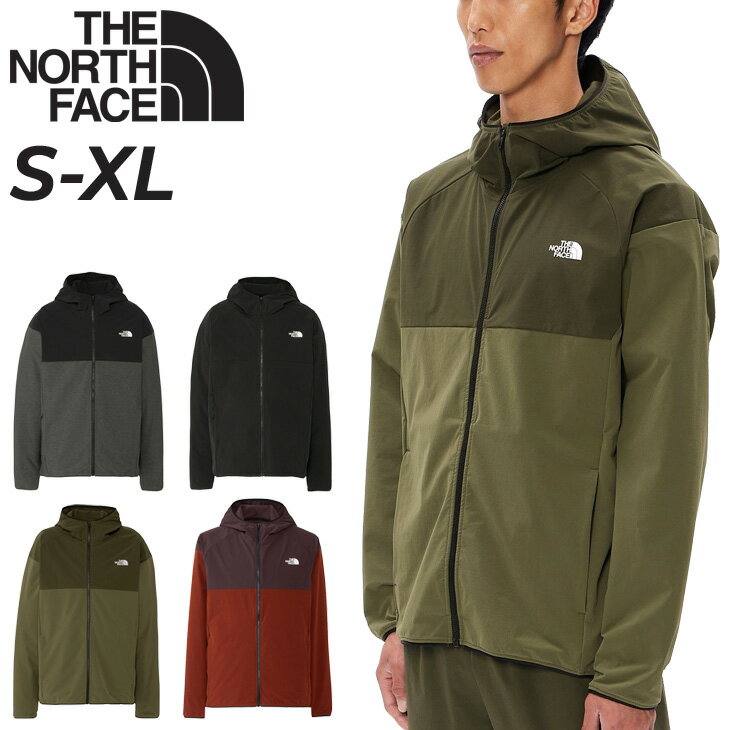 楽天APWORLD送料無料 ノースフェイス ジャケット ソフトシェル メンズ THE NORTH FACE アウトドアウェア メンズウェア 撥水 はっ水 防風 登山 トレッキング ナイロン 上着 フード付き ジャンバー シェルジャケット 男性用 ブランド/NP72381