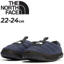 ザ・ノース・フェイス スニーカー レディース ノースフェイス レディース モックシューズ E相当 THE NORTH FACE Nuptse ヌプシ ミュール デニム ダウン入り 防寒シューズ 保温 スリッポン 屋内 屋外 女性用 レディースシューズ スニーカー 秋冬 ルームシューズ アウトドア カジュアル ブランド くつ/NFW02372