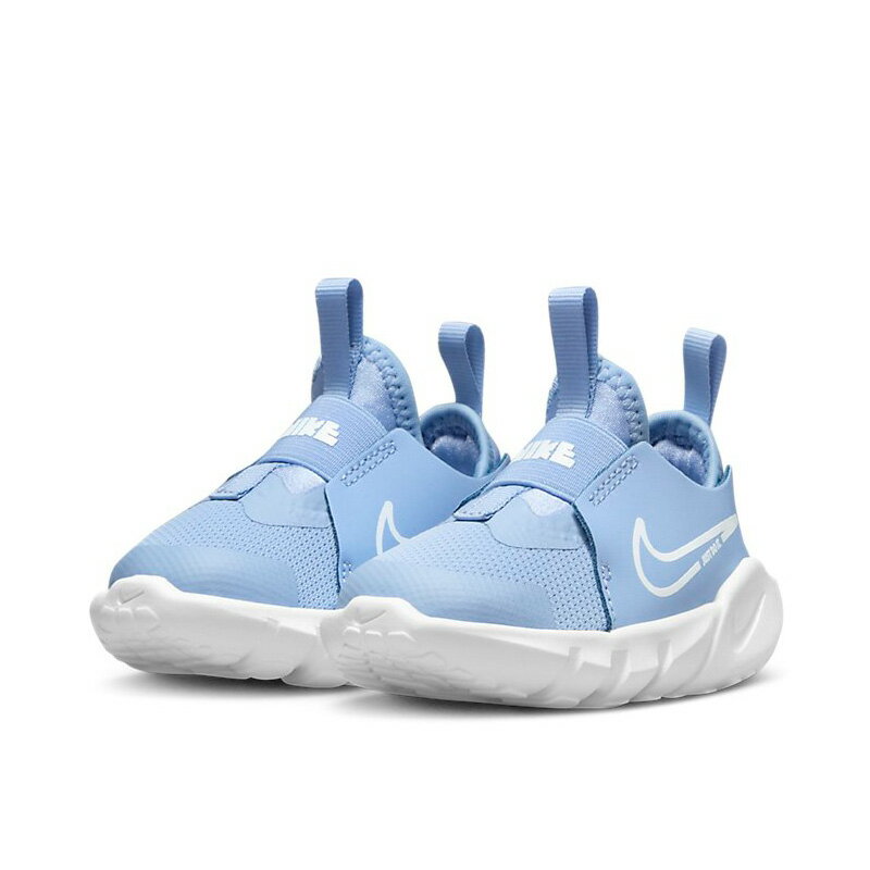ナイキ ベビー キッズ スニーカー NIKE フレックス ランナー 2 TDV 子供靴 12-16cm スリッポン スリップオン ローカット ベビーシューズ キッズシューズ ベビー靴 子ども こども スポーツ カジュアル 水色 青 ブルー ブランド くつ/DJ6039-400のサムネイル