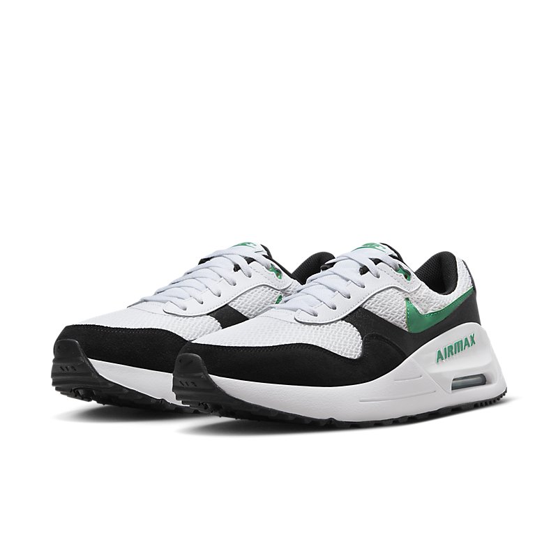 送料無料 ナイキ スニーカー メンズ シューズ NIKE エア マックス SYSTM ローカット AIR MAX スポーツ カジュアル 男性 靴 くつ エアーマックス 白 ホワイト系 緑 グリーン メンズ靴 メンズスニーカー ブランド ナイキスニーカー ナイキシューズ 運動靴/DM9537-105のサムネイル