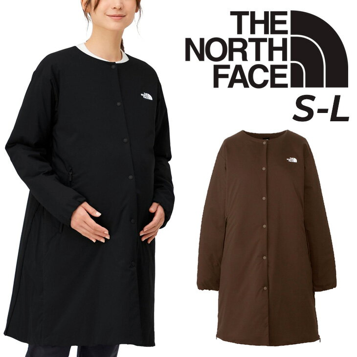 楽天APWORLD送料無料 ノースフェイス THE NORTH FACE マタニティウェア 中綿入り ロングカーディガン はっ水 保温 アウター 産前産後兼用 妊娠期 ママ 妊婦 アウトドア カジュアル レディースコート 秋冬 ブランド アパレル/NYM82201