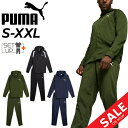 プーマ 送料無料 プーマ ジャージ 上下 メンズ PUMA フーデッド ポリスーツ ジャケット パンツ セットアップ スポーツウェア ウエア 上下組 男性用 フルジップ パーカー パーカ ロングパンツ ジャージー メンズウェア 秋 冬 ブランド アパレル/678446