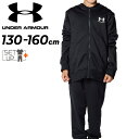 ◆ 商品詳細情報 ◆ ブランド アンダーアーマー UNDER ARMOUR 商品番号 1381170-1381172 カラー (001)ブラック/ホワイト[パンツ(001)ブラック/ホワイト] サイズ YSM(130cm) YMD(140cm) YLG(150cm) YXL(160cm) 素材 トップス：ポリエステル100％ パンツ：ポリエステル100％ 原産国 トップス：カンボジア製 パンツ：カンボジア製 ◆画像のカラーについて◆ 商品画像のカラーにつきましては、PC、モバイルなど閲覧環境等により実物のカラーと多少異なることもございます。 予めご理解のうえご注文を賜りますようお願いいたします。 ギフト対応 ※メーカー希望小売価格はメーカーサイトに基づいて掲載しています (記載価格が税抜き価格になっている場合もございます)【アンダーアーマー UNDER ARMOUR / キッズ / 上下セット】 ◆単品パーカーはこちら◆ ◆単品パンツはこちら◆ ◆　商　品　説　明 ◆ □□□当店で販売しております商品はすべて【正規取扱品】です□□□ アンダーアーマー(UNDER ARMOUR)から、キッズのトレーニングウェア上下セットです。 ゆったりした着心地でリラックス重視のルーズフィットの フルジップ フーディーとジョガーパンツのセットアップです。 トレーニング前後も快適に、温かく。 外側はなめらか、内側は肌を包む柔らかい肌触りのファブリックを使用。 ネクストアスリートのメンタルとパフォーマンス向上をサポートする。 【トップス】 季節の変わり目の難しい時期も1枚羽織るだけでコンディション調整はOK。 ・両サイドにポケット ・外側表面は滑らかで内側は柔らかい着心地の軽量テリー生地を使用 ・速乾性に優れた素材で汗をすばやく発散 ・フィット：ルーズ 【ボトムス】 体温を程よく保持し汗をかいても素早く発散するため、 コンディション調整が難しい季節の変わり目にも重宝する一着。 ・内側にドローコードが付いたゴム入りウエストバンド ・両サイドにポケット ・外側表面は滑らかで内側は柔らかい着心地の軽量テリー生地を使用 ・速乾性に優れた素材で汗をすばやく発散 ・裾はリブ仕様 ・フィット：ルーズ ［着用モデル］ トップス：男性：身長133cm サイズYMD(140cm)着用 ボトムス：男性：身長133cm サイズYMD(140cm)着用 ※トップス：UAテック テリー フルジップ フーディー（トレーニング/BOYS） ※ボトムス：UAテック テリー ジョガーパンツ（トレーニング/BOYS）