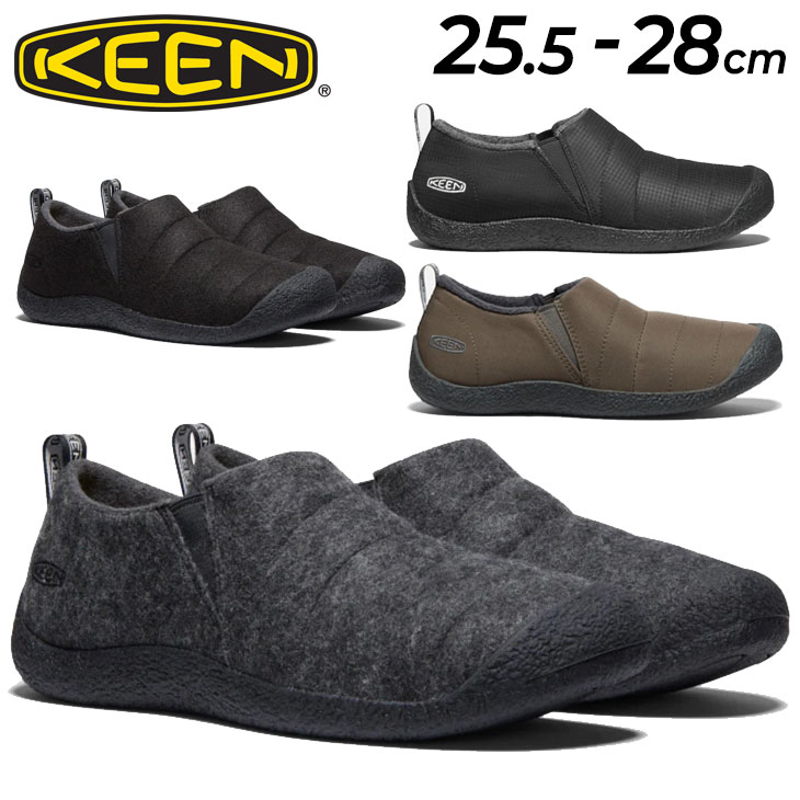 楽天APWORLD送料無料 キーン モックシューズ メンズ スニーカー KEEN HOWSER ハウザー 2 ローカット スリッポン サイドゴア アウトドア カジュアル 靴 男性用 キャンプ タウン デイリー メンズスニーカー 秋冬 ブランド くつ/HOWSER2