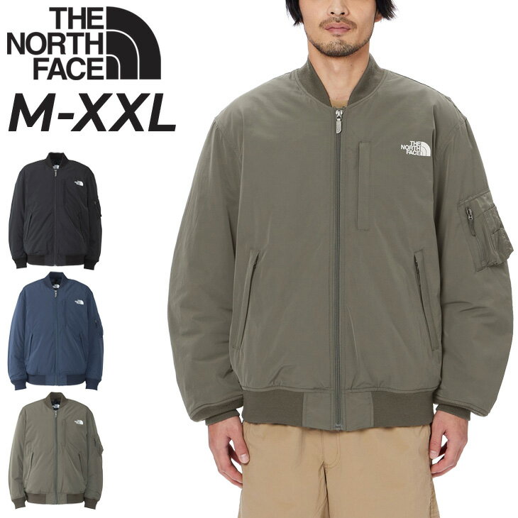 送料無料 ノースフェイス 中綿ジャケット メンズ MA-1タイプ THE NORTH FACE インサレーション ボンバージャケット 中わた 保温 アウター アウトドアウェア キャンプ カジュアル ウエア 男性用 ジャンバー ブルゾン 秋冬 ブランド アパレル/NY82334