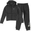 ナイキ 送料無料 ナイキ キッズ スウェット 上下 NIKE Therma-FIT マルチ+ ジュニア フルジップパーカー パンツ セットアップ 130-160cm 子供服 上下組 トレーニング スポーツウェア ウエア 保温 子ども パーカ 長ズボン 秋冬 ブランド アパレル/FD3883-FD3905-010