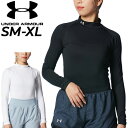 アンダーアーマー アンダーアーマー レディース コンプレッションシャツ UNDERARMOUR UAヒートギア モックネック 長袖 インナーシャツ アンダー ベースレイヤー 女性用 トレーニング スポーツウェア ウエア ストレッチ性 抗菌 防臭 軽量 ブランド アパレル/1358605【返品不可】