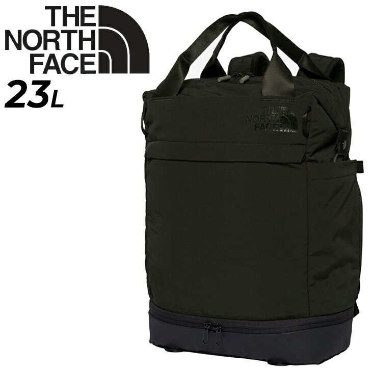 楽天APWORLD送料無料 ノースフェイス リュック 23L レディース バッグ THE NORTH FACE ネバーストップ ユーティリティーパック 女性用 2WAY デイパック トート 手提げ デイリー カジュアルバッグ 通勤 通学 鞄 黒 ブラック ナイロン ブランド かばん/NMW82352