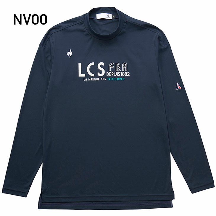 送料無料 ルコック ゴルフウェア メンズ モックネック 長袖シャツ le coq sportif ...