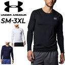 アンダーアーマー 長袖 Tシャツ メンズ UNDER ARMOUR ヒートギア トレーニングウェア 速乾 ストレッチ 抗菌防臭 ドライ 男性用 トップス 運動 長T ロンT スポーツウェア ウエア メンズウェア 黒 白 紺 ブラック ホワイト ネイビー ブランド アパレル/1387940(4)