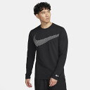 ナイキ 送料無料 ナイキ 長袖 Tシャツ メンズ NIKE DF フラッシュ L/S Tee トレーニング スポーツウェア ビッグロゴ 吸汗速乾 ドライ ランニング ジム 男性用 長そで 服 ブラック 黒 メンズウェア ウエア nike ロンT 長T ブランド アパレル/FQ3884-010