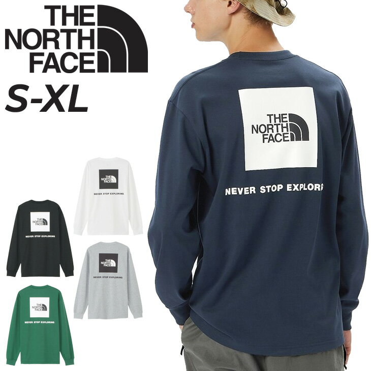 楽天APWORLD送料無料 ノースフェイス 長袖 Tシャツ メンズ THE NORTH FACE バックスクエアロゴティー 速乾 バックプリント カジュアルウェア アウトドア キャンプ タウン 男性用 服 ロンT メンズウェア ウエア ブランド アパレル/NT32442