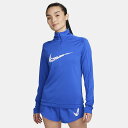 送料無料 ナイキ 長袖シャツ レディース NIKE Dri-FIT 1/4ジップ ミッド レイヤー 速乾 スポーツウェア ウエア ランニング マラソン トレーニ...