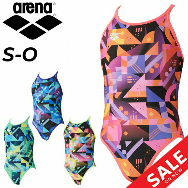 送料無料 アリーナ 水泳 水着 レディース 競泳 練習用 arena ECOタフ トレーニング ワンピース オープンバック 女性用 女子 パッドなし..