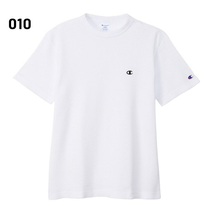 チャンピオン 半袖 Tシャツ メンズ Champion ワッフル生地 半袖シャツ ベーシック ...