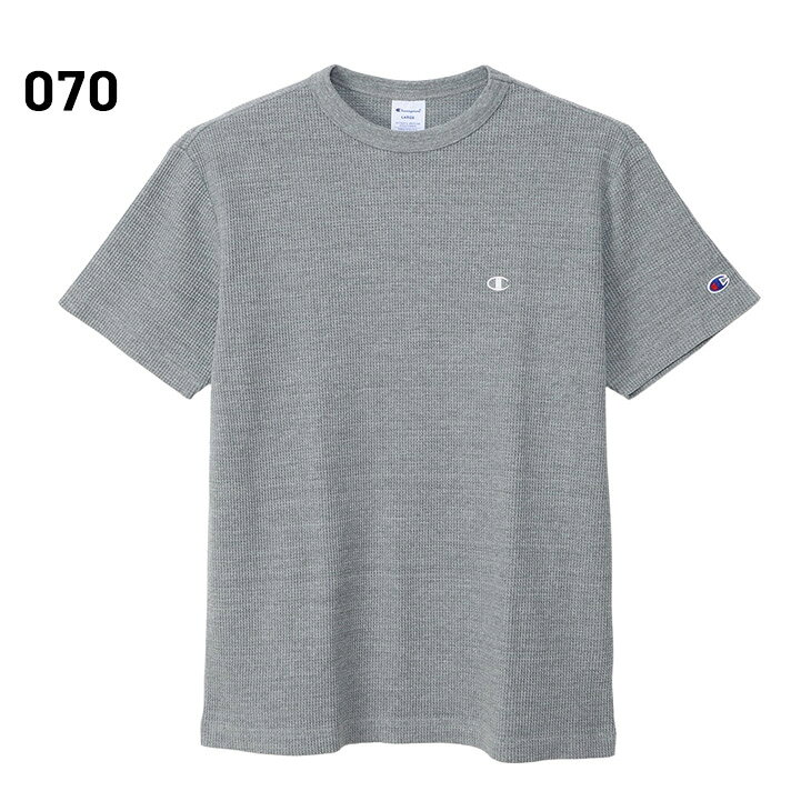 チャンピオン 半袖 Tシャツ メンズ Champion ワッフル生地 半袖シャツ ベーシック ...