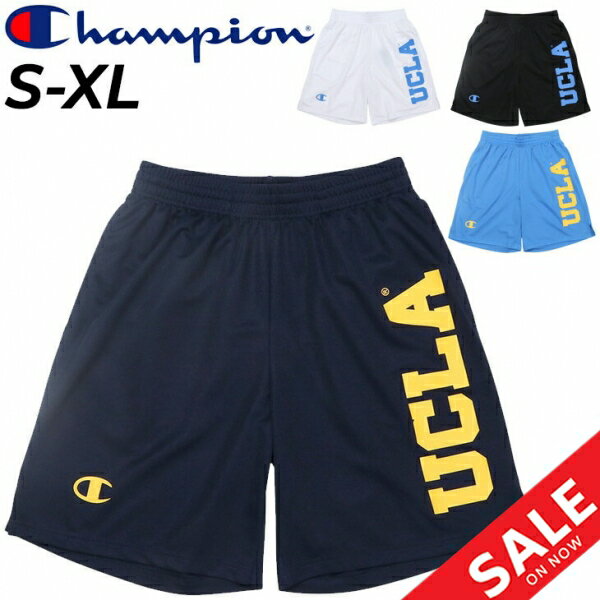 送料無料 チャンピオン メンズ ショートパンツ Champion UCLA ハーフパンツ 抗菌防臭 ポケット付き 吸汗速乾 スポーツウェア 男性用 バスケ アメカジ カレッジ風 メンズウェア ウエア 短パン 半ズボン ボトムス ずぼん 服 ブランド アパレル/C3-ZB561のサムネイル