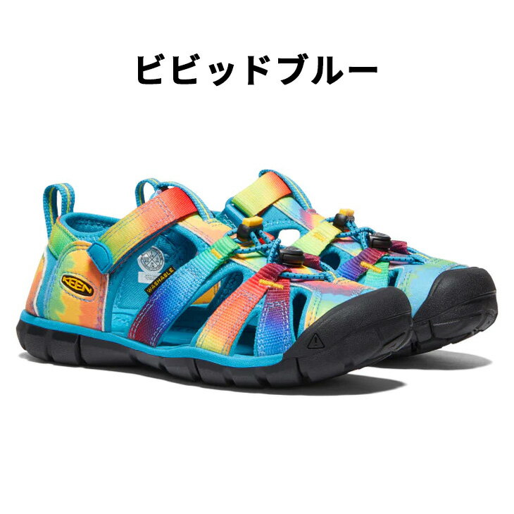 送料無料 キーン KEEN SEACAMP 2 CNX ジュニア 水陸両用 サンダル 20-23.5cm 子供...