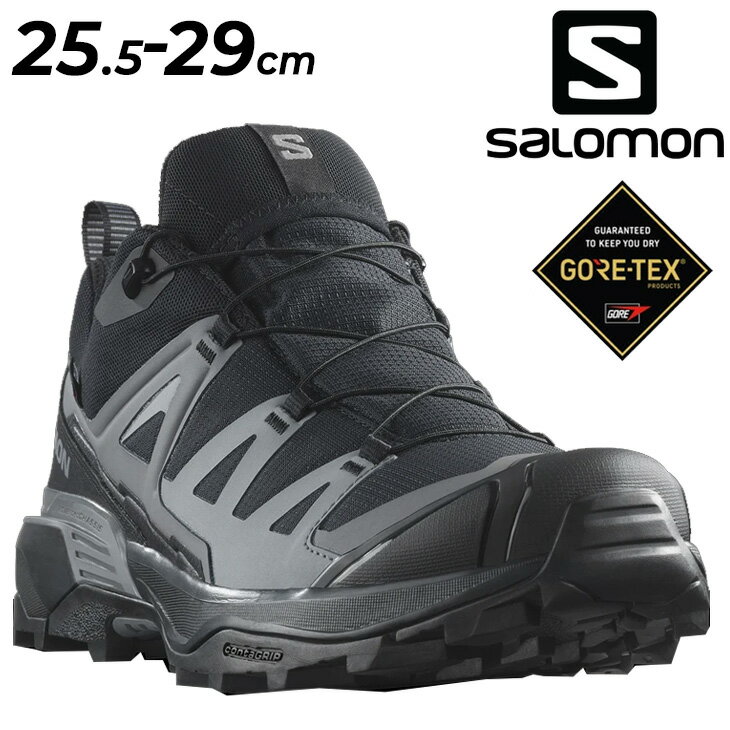 楽天APWORLD送料無料 サロモン アウトドアシューズ メンズ 防水シューズ ゴアテックス SALOMON X ULTRA 360 GORE-TEX 男性用 ローカット ハイキングシューズ 登山 トレッキング キャンプ スニーカー ブランド くつ/XULT360-GTX