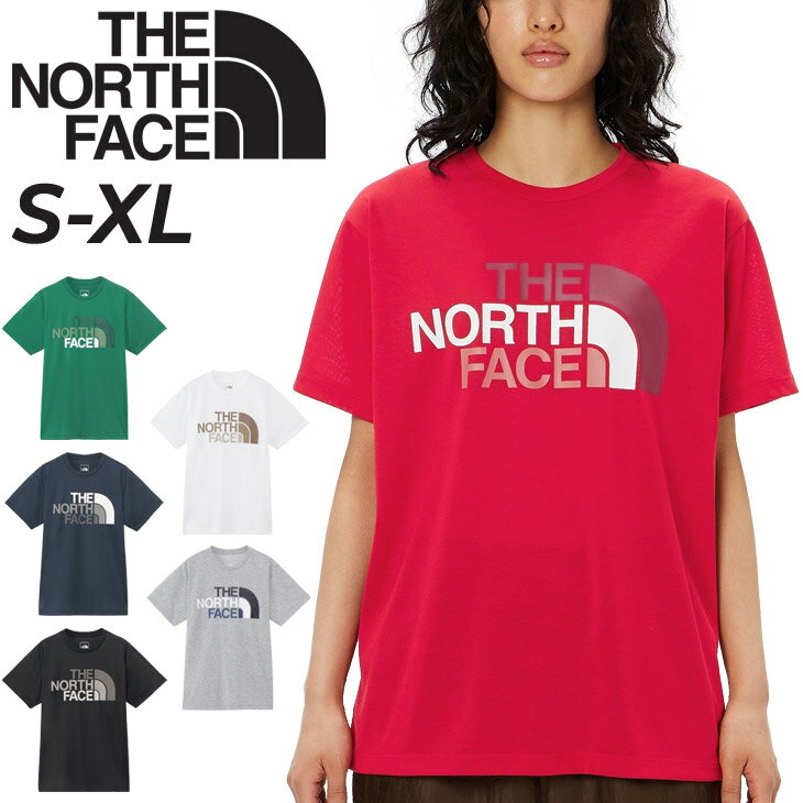 送料無料 ノースフェイス 半袖 Tシャツ レディース THE NORTH FACE カラフルロゴティー 速乾 薄手 ロゴT 女性用 アウトドアウェア ウエア キャンプ デイリー カジュアル クルーネック 服 カットソー トップス シンプル ブランド アパレル/NTW32449