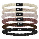 楽天APWORLDナイキ ヘアゴム 6本パック NIKE フレックスヘアタイ 6PK スポーツ ブランド nike スポーツ アクセサリー ユニセックス ヘアアクセ 黒 ブラウン ベージュ系 白 小物 ブランド アパレル/BN2085-140