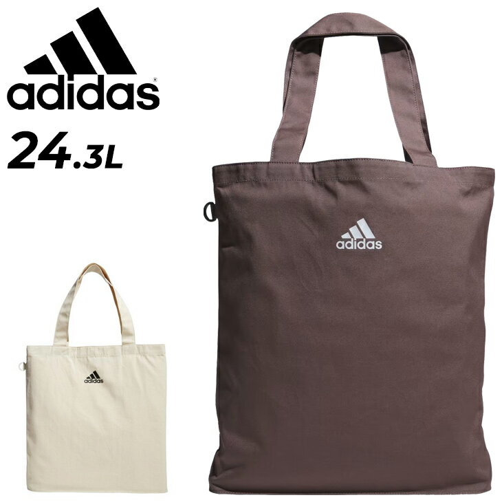 楽天APWORLDアディダス トートバッグ 24.3L かばん adidas キャンバス エコバッグ スポーツ カジュアル コットン 鞄 ショッパー お買い物 サブバッグ ブランド アパレル/SV628【a20Qpd】